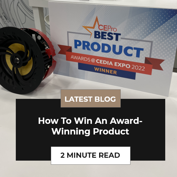 How To Build An Award-Winning Product